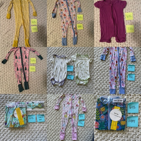 Bamboo clothing (Little Sleepies, Posh Peanut, Kate Quinn, and similar brands) - Picture 6 of 9